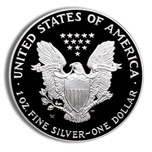 2003-W Proof Silver Eagle with Box & COA - Image 3