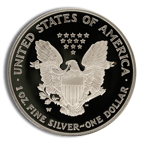 2004-W Proof Silver Eagle with Box & COA - Image 3
