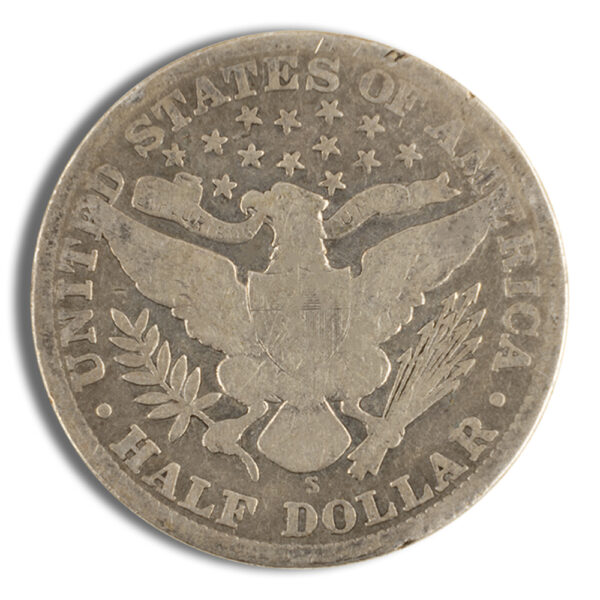 $1 FV 90% Silver Barber Half Dollars - Avg Circ - Image 2