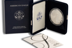 2007-W Proof Silver Eagle with Box & COA