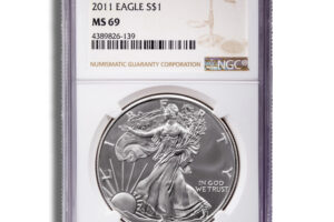 2011 Silver Eagle NGC MS69