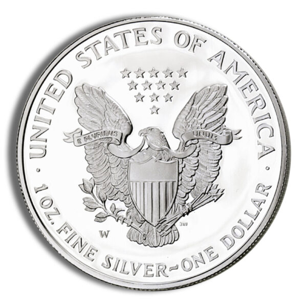 2015-W Proof Silver Eagle with Box & COA - Image 3