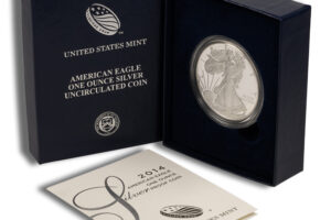 2014-W Proof Silver Eagle with Box & COA