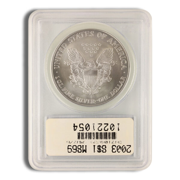 2003 Silver Eagle PCGS MS69 - Image 2
