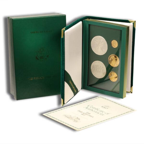 1993 Philadelphia Gold & Silver Eagle Set