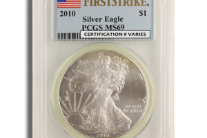 2010 Silver Eagle PCGS MS69