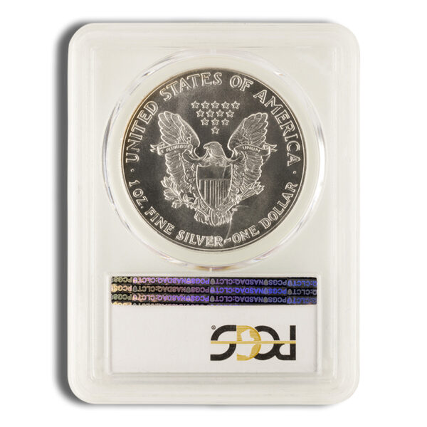 1987 Silver Eagle PCGS MS69 - Image 2