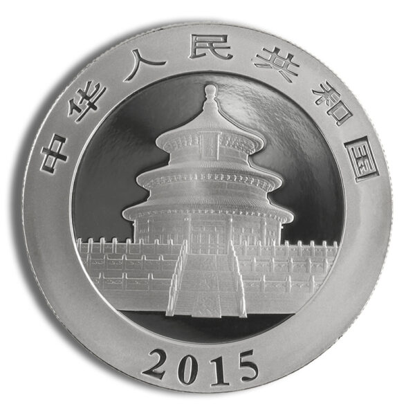 2015 Chinese Silver Panda - 1 oz - Image 2