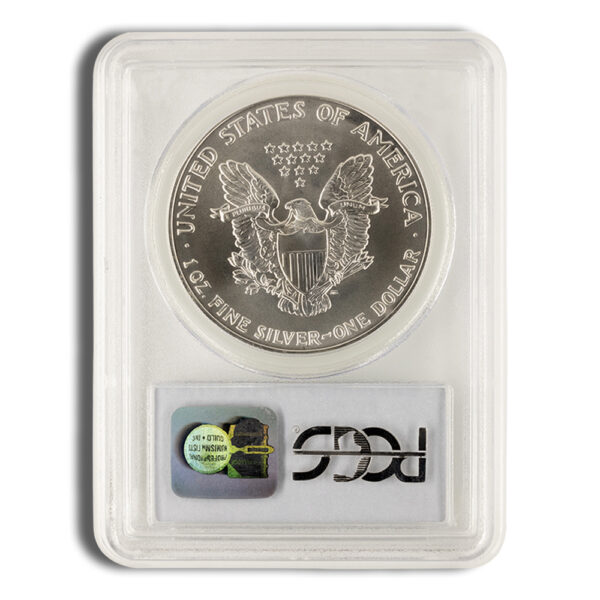 1992 Silver Eagle PCGS MS69 - Image 2