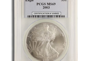 2003 Silver Eagle PCGS MS69