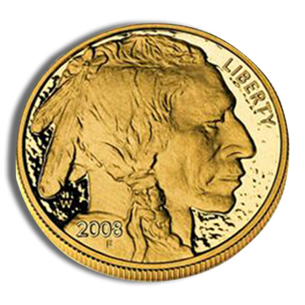 2008-W 1 oz Burnished Gold Buffalo (w/Box/COA) - Image 2
