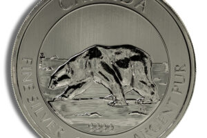 2013 1.5 oz Canadian Polar Bear Silver Coin