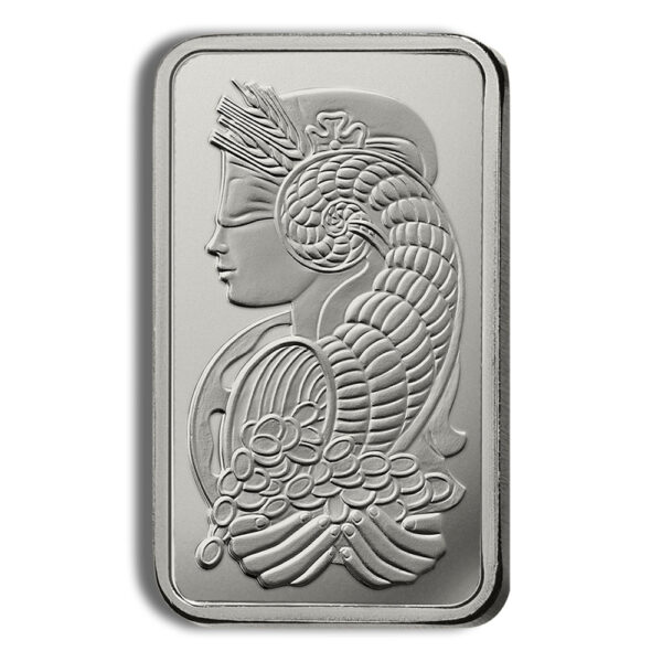 1 gram Platinum Bar - PAMP Fortuna (Carded) - Image 3