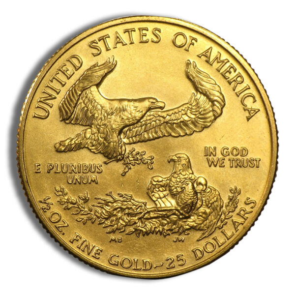 1993 1/2 oz Gold Eagle - BU - Image 2