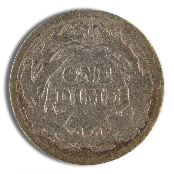 $1 FV 90% Silver Barber Dimes - Avg Circ - Image 2