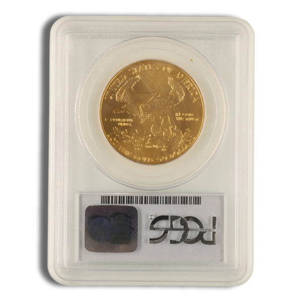 1989 1 oz Gold Eagle $50 PCGS MS69 - Image 2