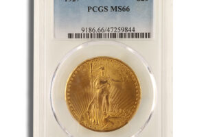 $20 Gold Saint-Gaudens Double Eagle - PCGS MS66