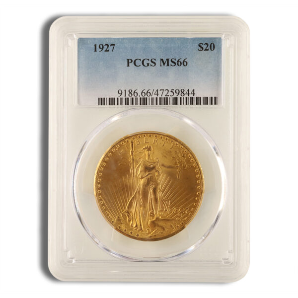 $20 Gold Saint-Gaudens Double Eagle - PCGS MS66