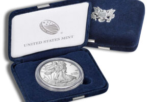 2018-S Proof Silver Eagle with Box & COA