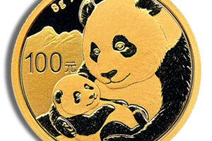 8 gram China Gold Panda - BU - Sealed (Year Varies)