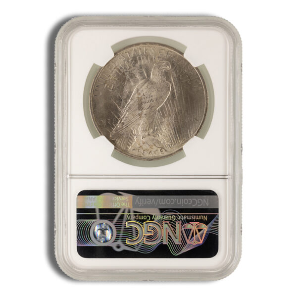 Peace Dollar - NGC MS65 (Toned) - Image 2