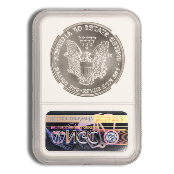 1992 Silver Eagle NGC MS70 - Image 2