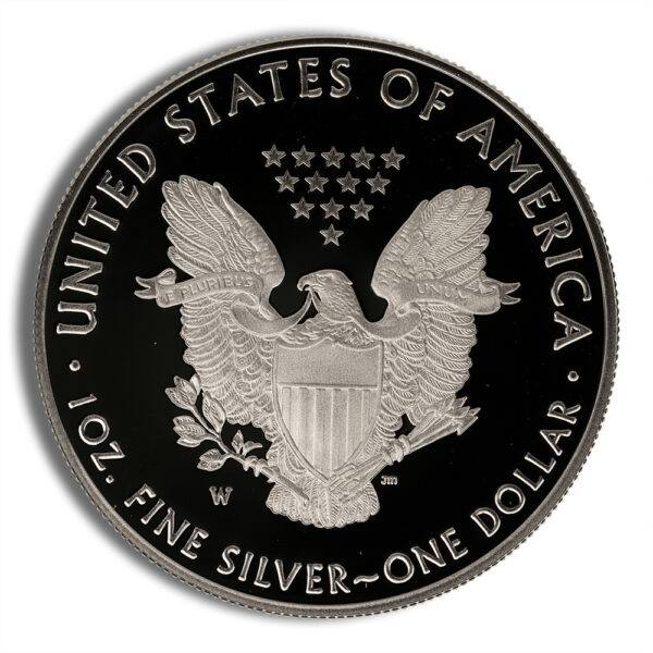 2018-W Proof Silver Eagle with Box & COA - Image 3