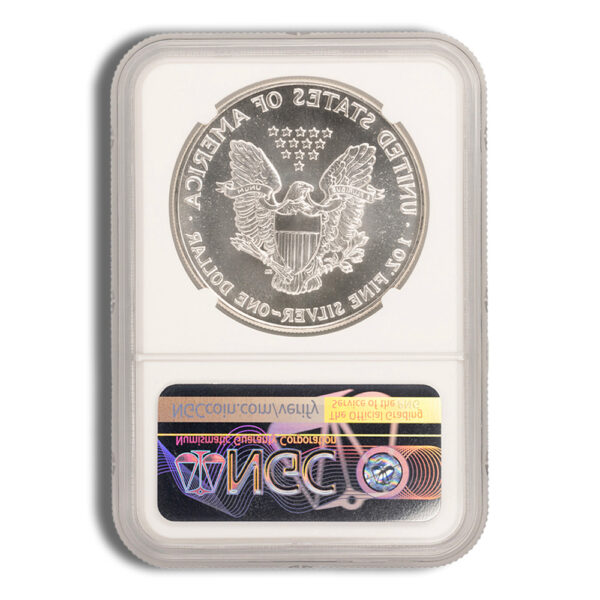 1991 Silver Eagle NGC MS70 - Image 2