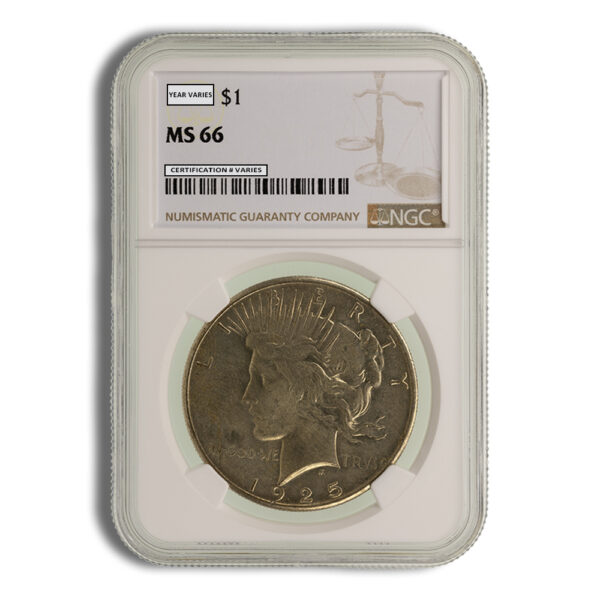 Pre-1921 Morgan Dollar - NGC MS60-MS62 (Toned)