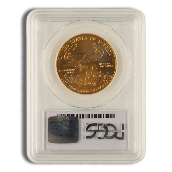 1988 1 oz Gold Eagle $50 PCGS MS69 - Image 2