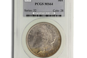 Pre-1921 Morgan Dollar - PCGS MS64 (Toned)