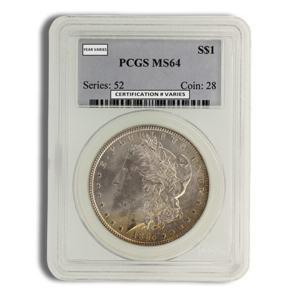 Pre-1921 Morgan Dollar - PCGS MS64 (Toned)
