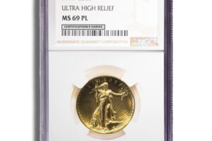 2009 Ultra High Relief Double Eagle Gold Coin NGC MS69 PL