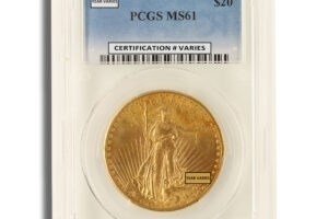 $20 Gold Saint-Gaudens Double Eagle - PCGS MS61
