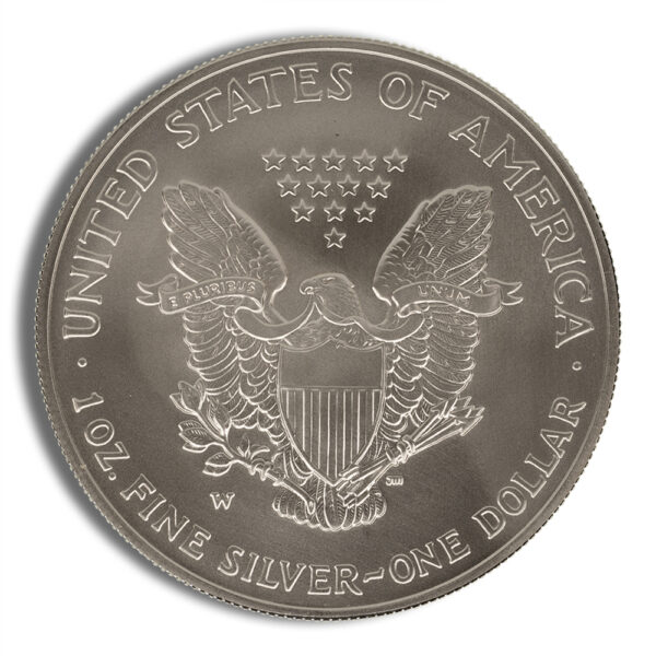 2006-W Burnished Silver Eagle with Box & COA - Image 3