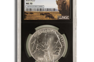 2001-D $1 Silver Buffalo Commem - NGC MS70 (Black Core)