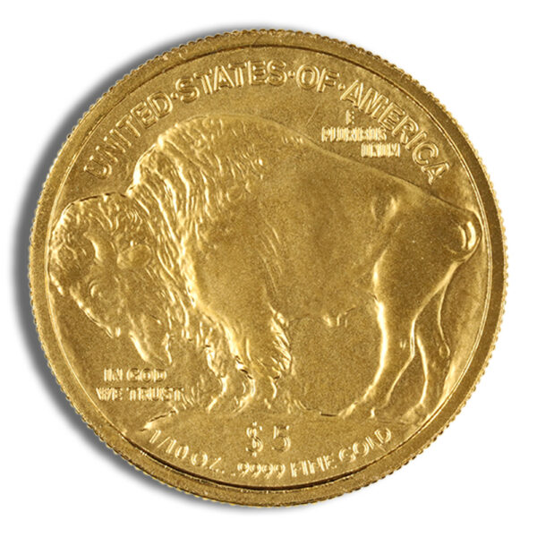 2008-W 1/10 oz Burnished Gold Buffalo (w/Box/COA) - Image 3