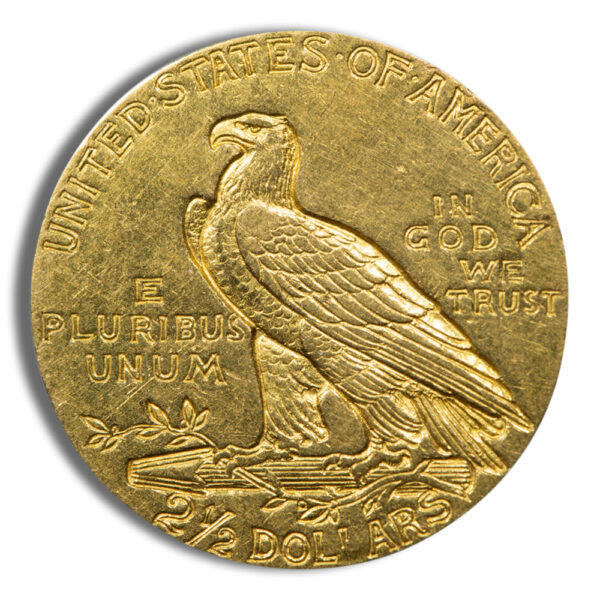 $2.5 Gold Indian Quarter Eagle - Cleaned/Low Grade - Image 2