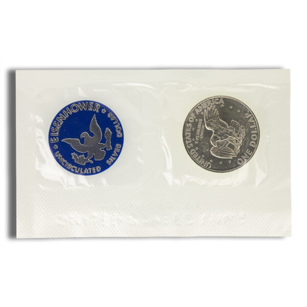 40% Silver Ike Dollar (Original Plastic) - Image 2