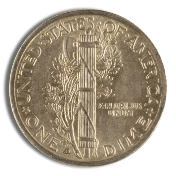 $1 FV 90% Silver Mercury Dimes - AU - Image 2