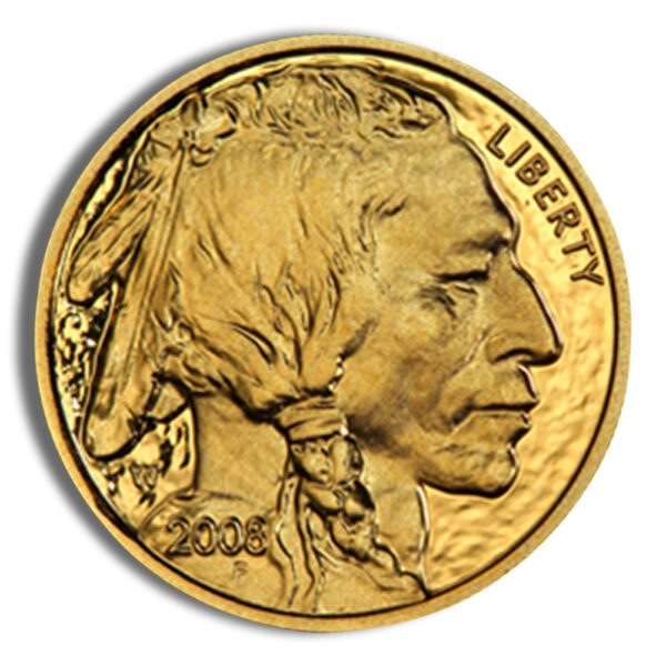 2008-W 1/10 oz Proof Gold Buffalo (w/Box & COA) - Image 2