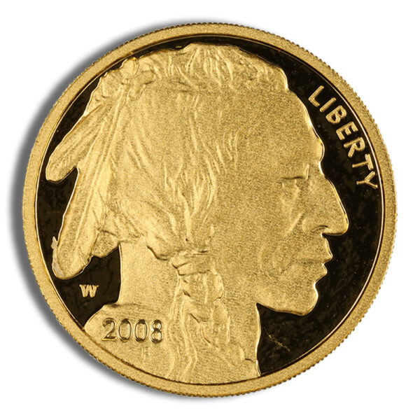 2008-W 1/4 oz Proof Gold Buffalo (w/Box & COA) - Image 2