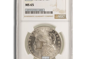 1921 Morgan Dollar - NGC MS65 (Toned)