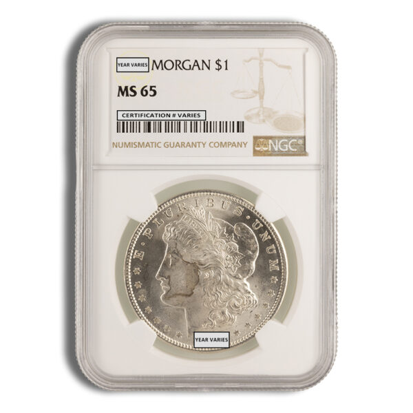 1921 Morgan Dollar - NGC MS65 (Toned)