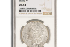 Pre-1921 Morgan Dollar - NGC MS64