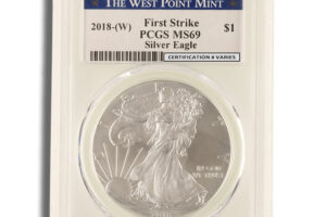 2018 Silver Eagle PCGS MS69