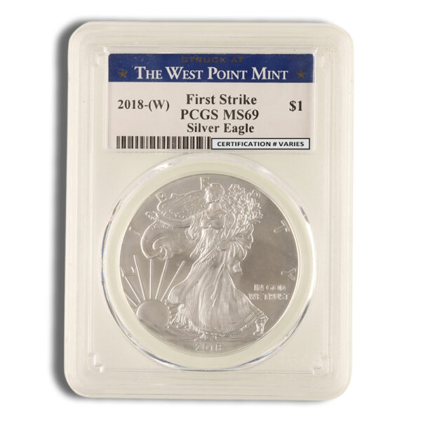 2018 Silver Eagle PCGS MS69