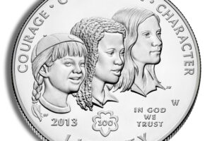 2013-W $1 Girl Scouts Silver Commem - BU