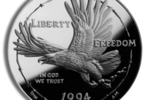 1994-P $1 Prisoner of War Silver Commem - Proof
