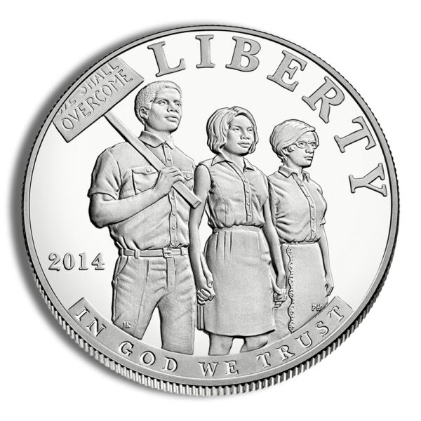 2014-P $1 Civil Rights Act Silver Commem - Proof